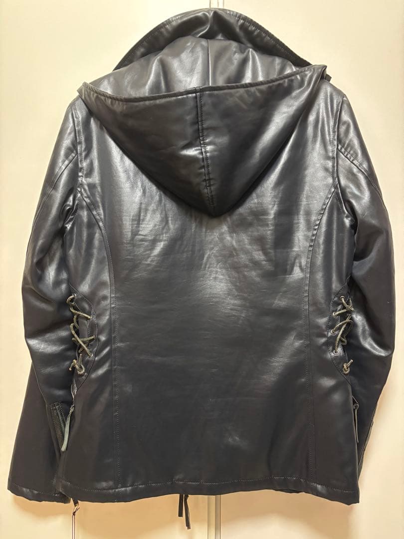 【定価10万円】【貴重タグ付】【状態良好】AKM フードジャケット ブラック