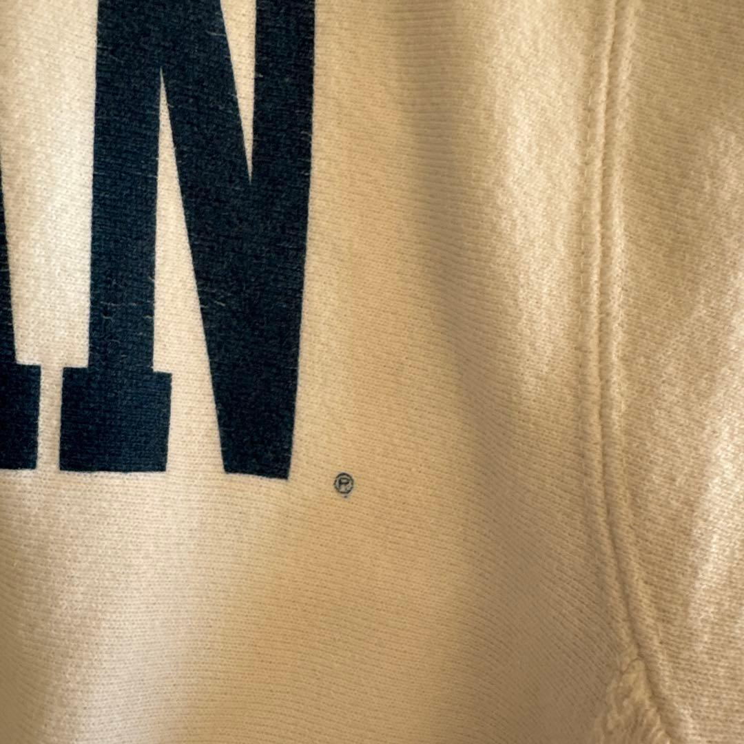 Champion リバースウィーブ MICHIGAN 90s スウェット 袖目