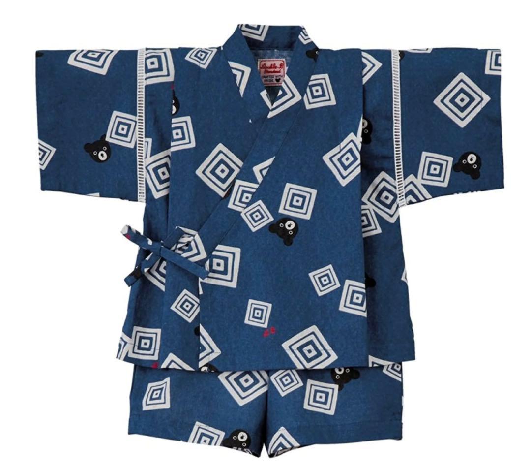 新品タグ付き ミキハウス ダブルB 甚平 120