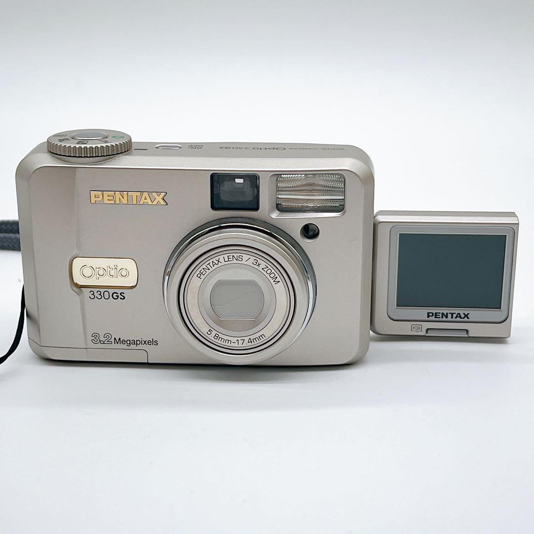【美品】PENTAX Optio 330 GS 単三電池仕様 デジタルカメラ