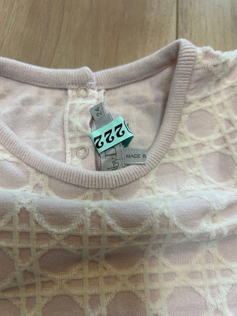Baby DIOR ベビーピンクTシャツ　24ヶ月