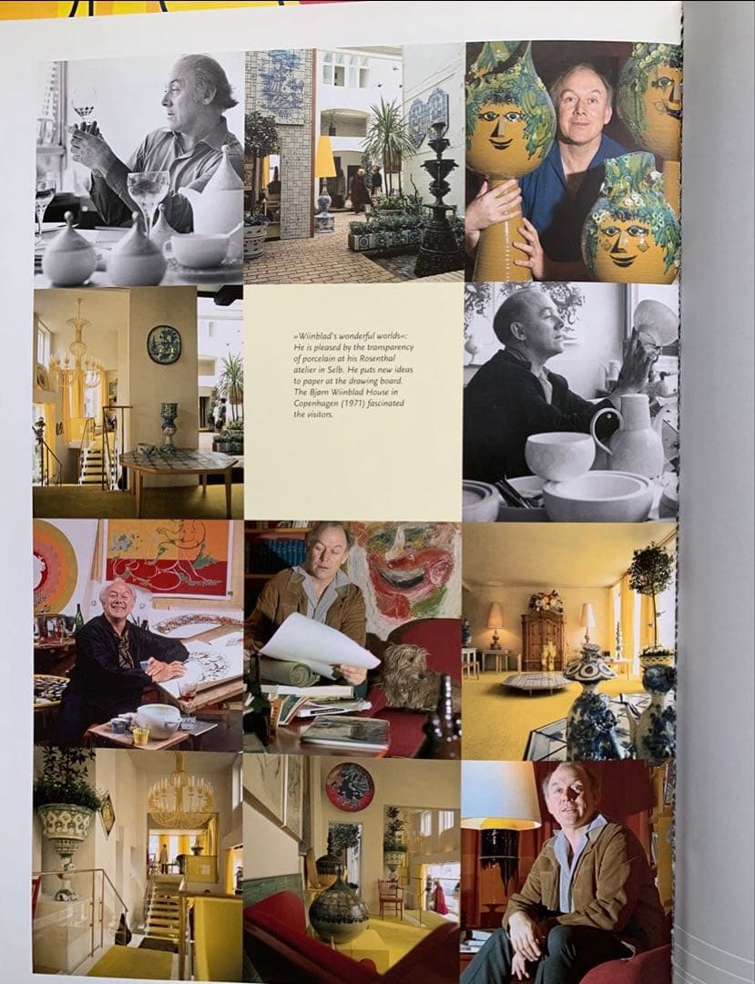 ヴィンブラッド　ビンテージ大型四季ポスターブルー春影絵の様で懐かしい！