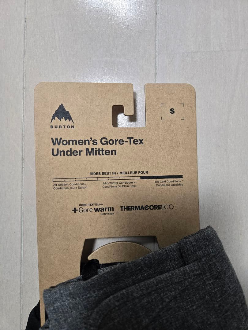 BURTON バートン GORE-TEX ミトングローブ　レディース Sサイズ
