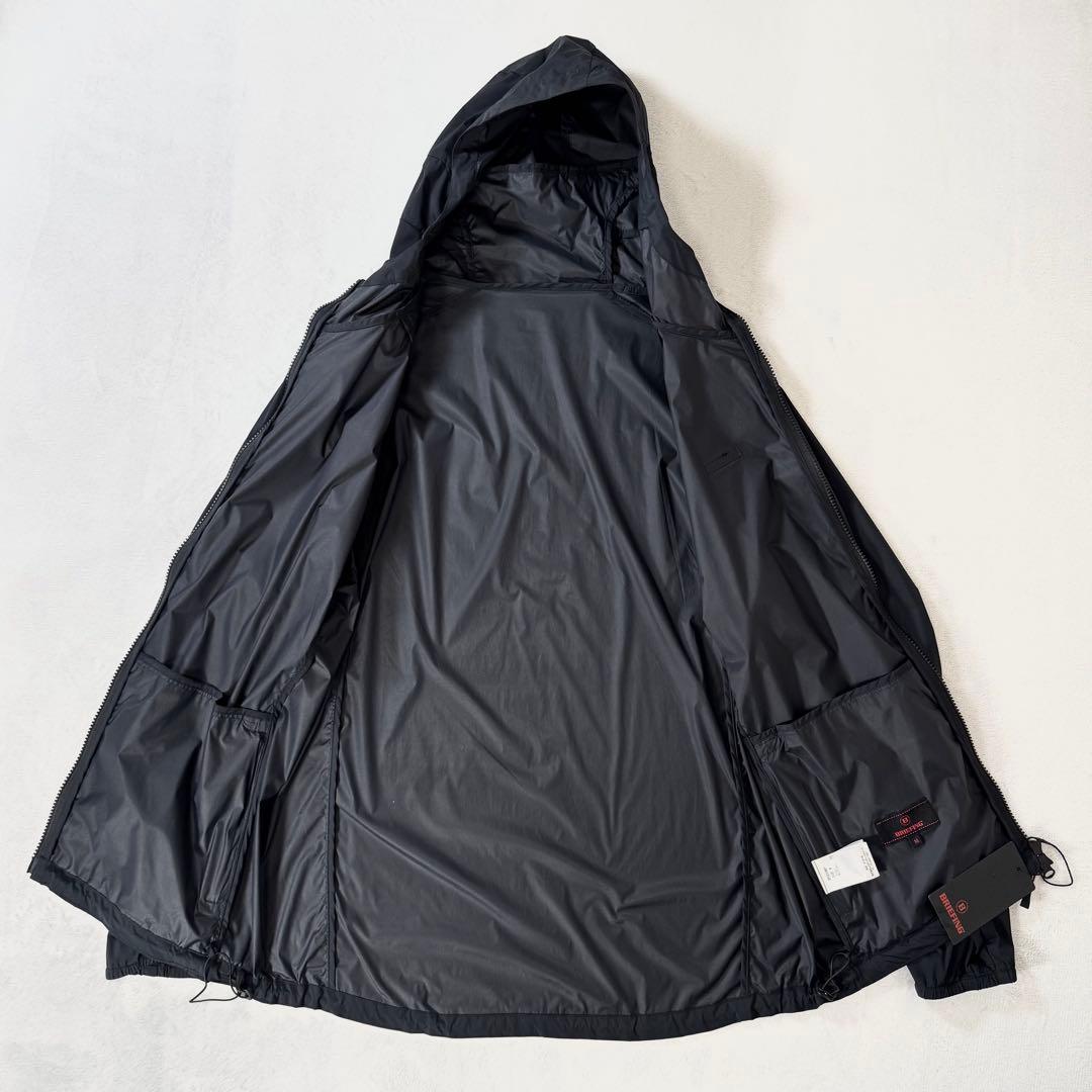 【新品タグ付】 BRIEFING ブリーフィング ウインドパーカー M ブラック
