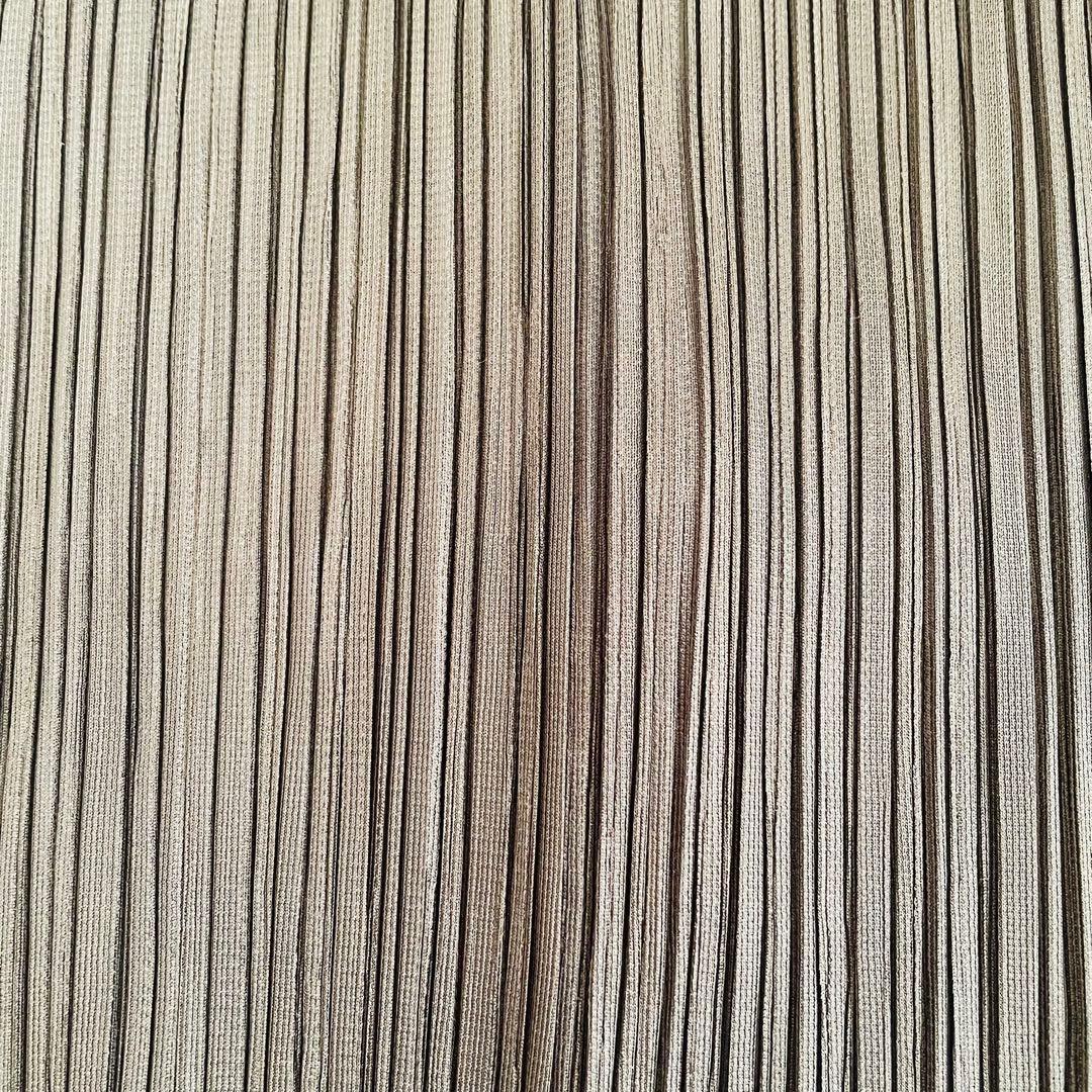 人気✨プリーツプリーズ♡長袖ロングブラウス カーディガン ポケット付き　3 濃茶