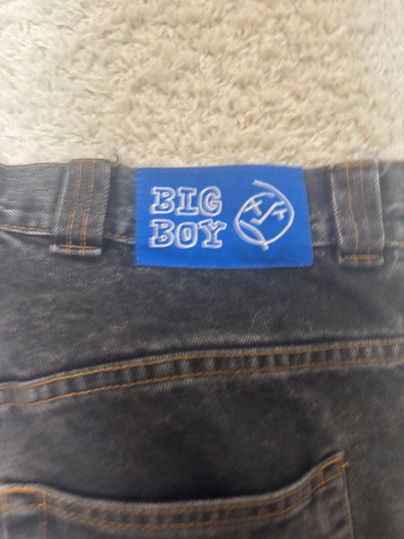 BIGBOY ダークグレー デニムパンツ S