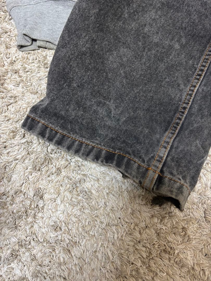 BIGBOY ダークグレー デニムパンツ S