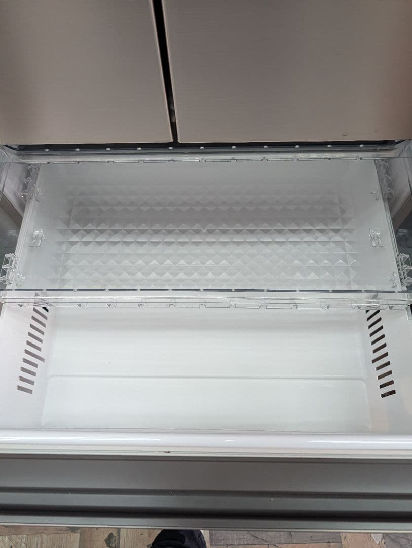 送料込　日立　冷蔵庫 　485L　R-HW49S　両開き冷蔵庫　シルバー