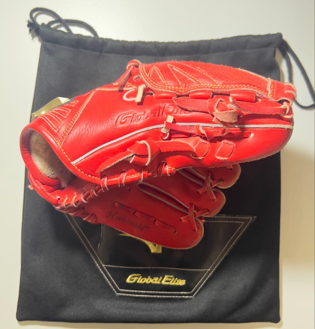 【MIZUNO】Global Elite 軟式グローブ 投手用 袋付