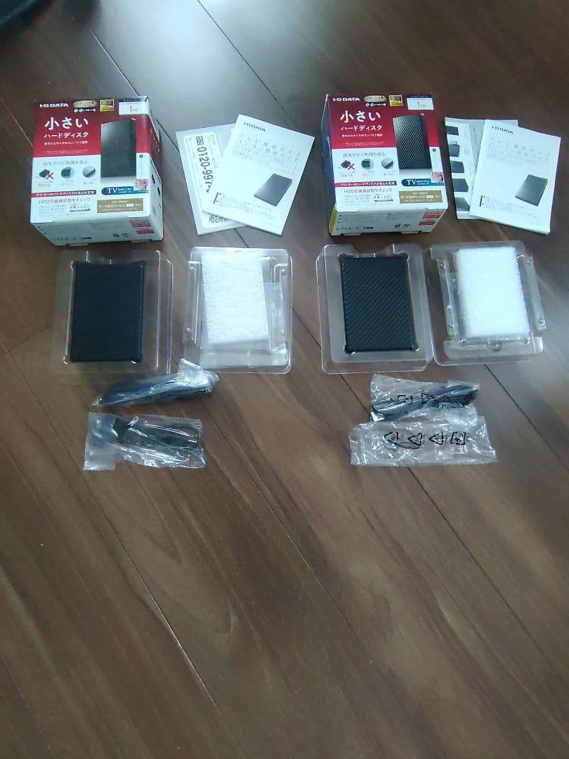 I・ODATA 小さいハードディスク 1TB 2台セット