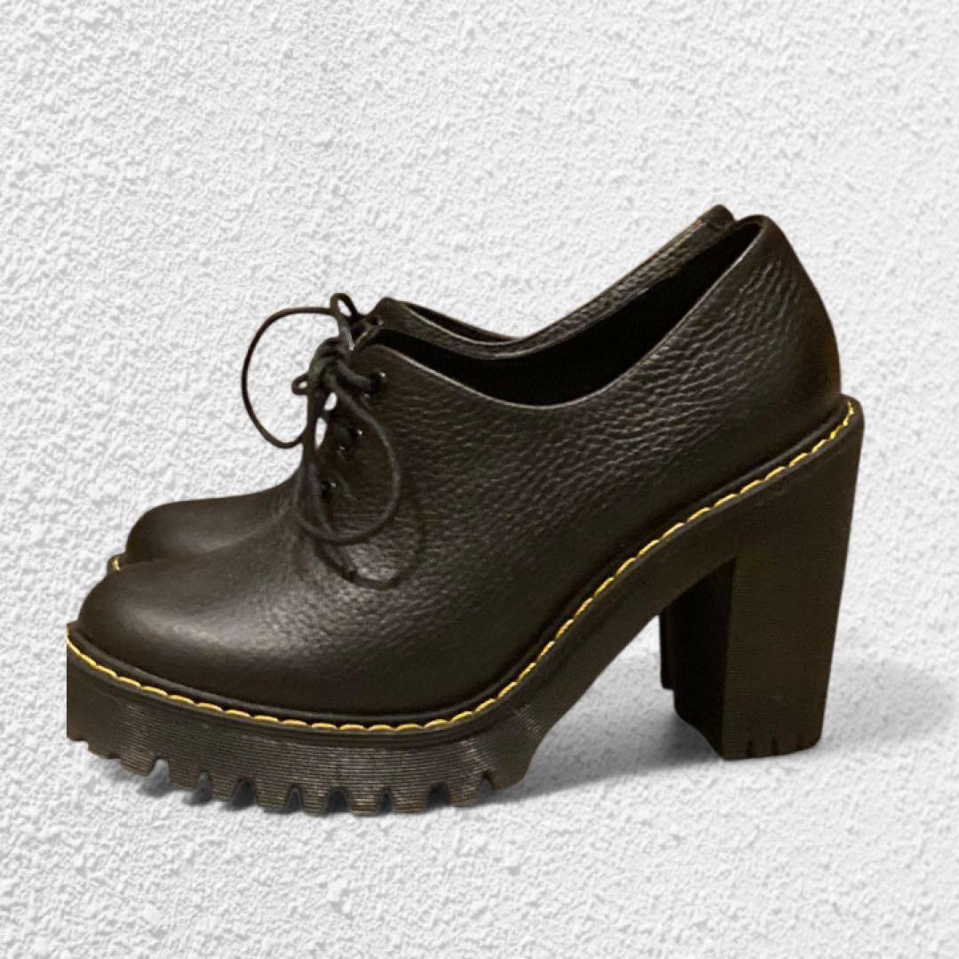 【箱有り】ドクターマーチン SALOME Ⅱ ハイヒール ローファー ブラック