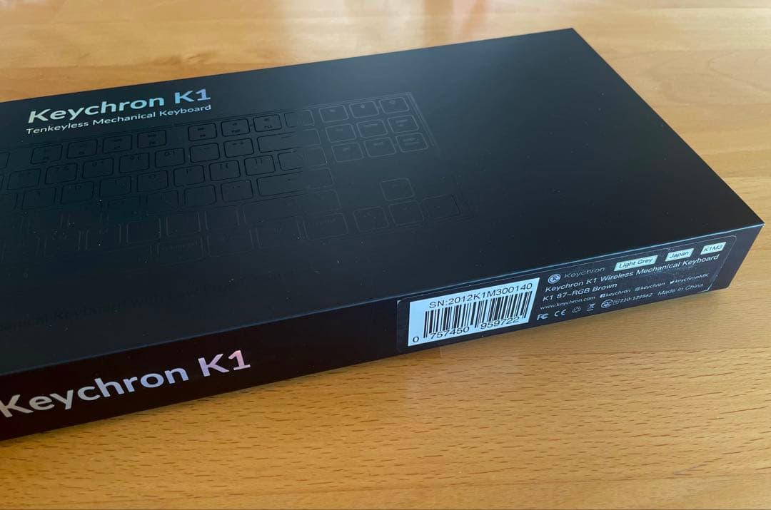 ほぼ未使用•新品同様キークロンK1 87ワイヤレス メカニカル キーボード 茶軸