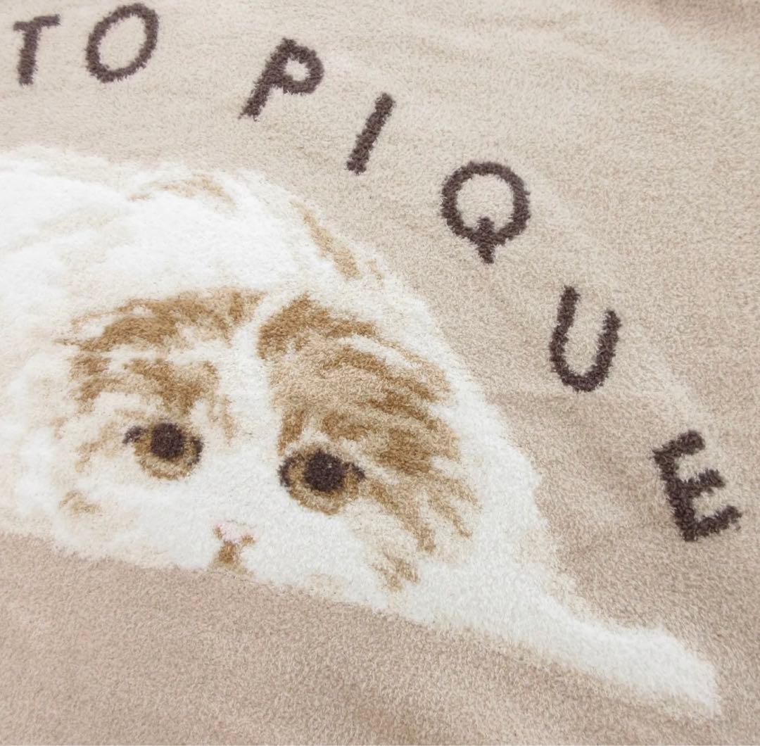 [新品・タグ付き]GELATO PIQUE 猫デザインブランケット