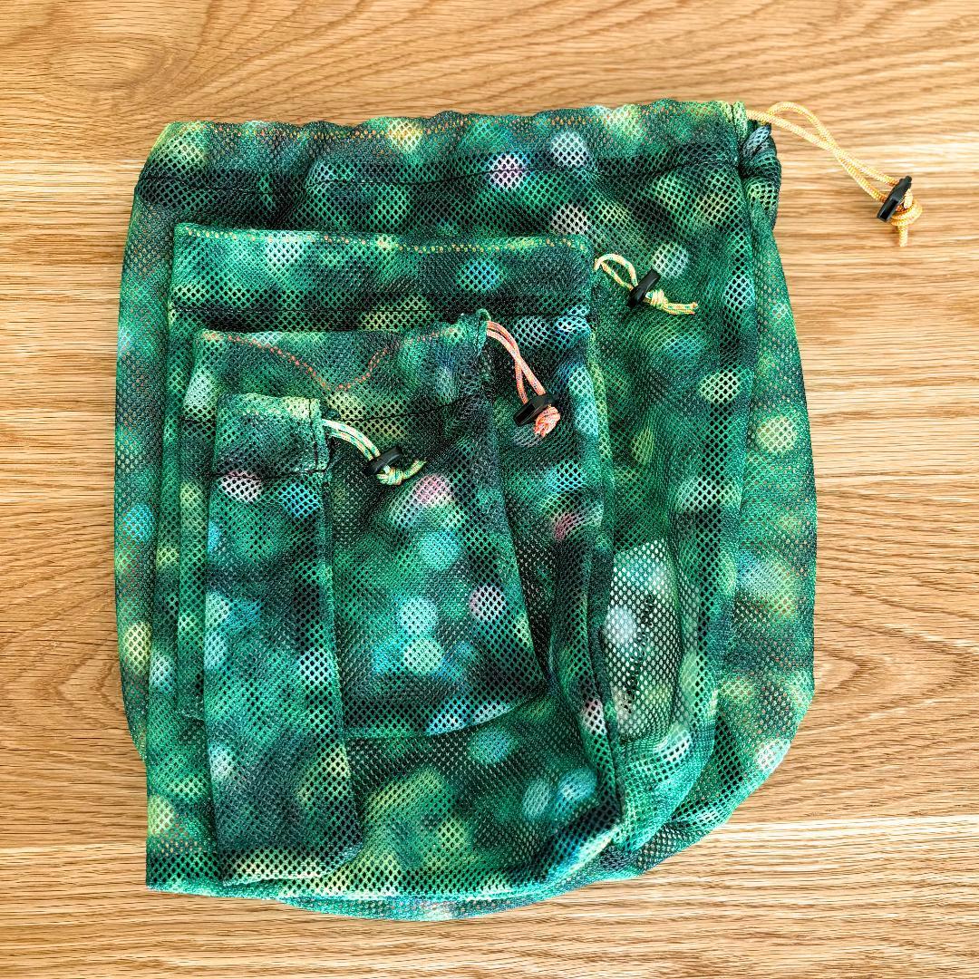 and wander MESH POUCH アンドワンダー メッシュポーチセット