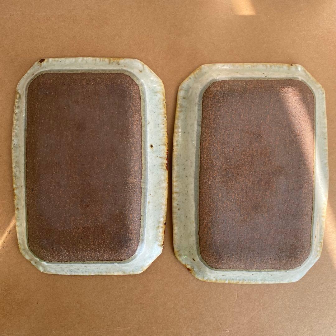 コウホ窯　市野吉記　八角皿　2枚セット