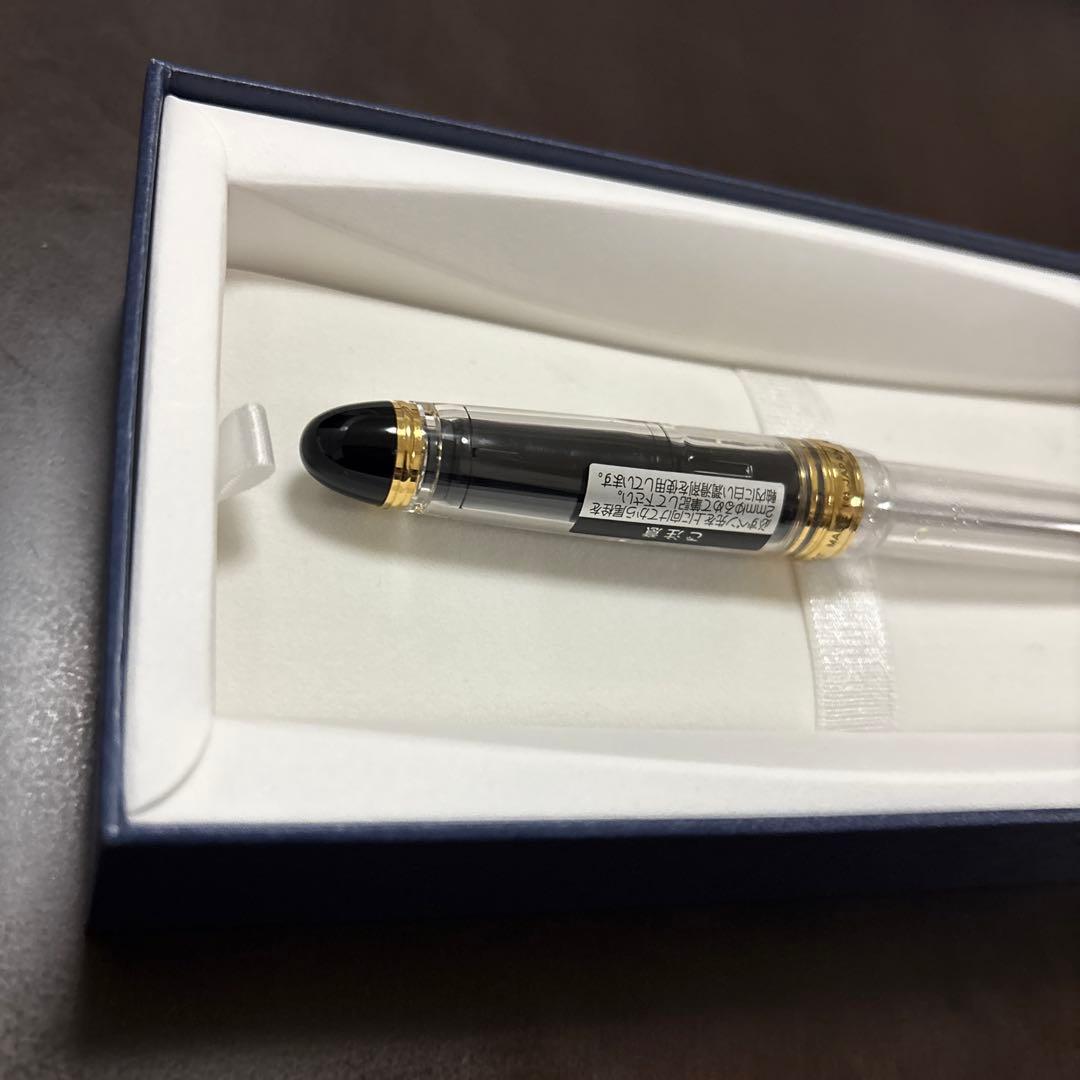 《*え様 PILOT カスタム823 透明軸　F 細字 パイロット