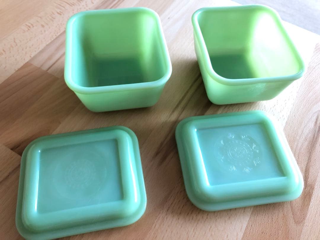 【FireKing・激レア】ジェダイ リフリッジレーター フィルビー・2点セット