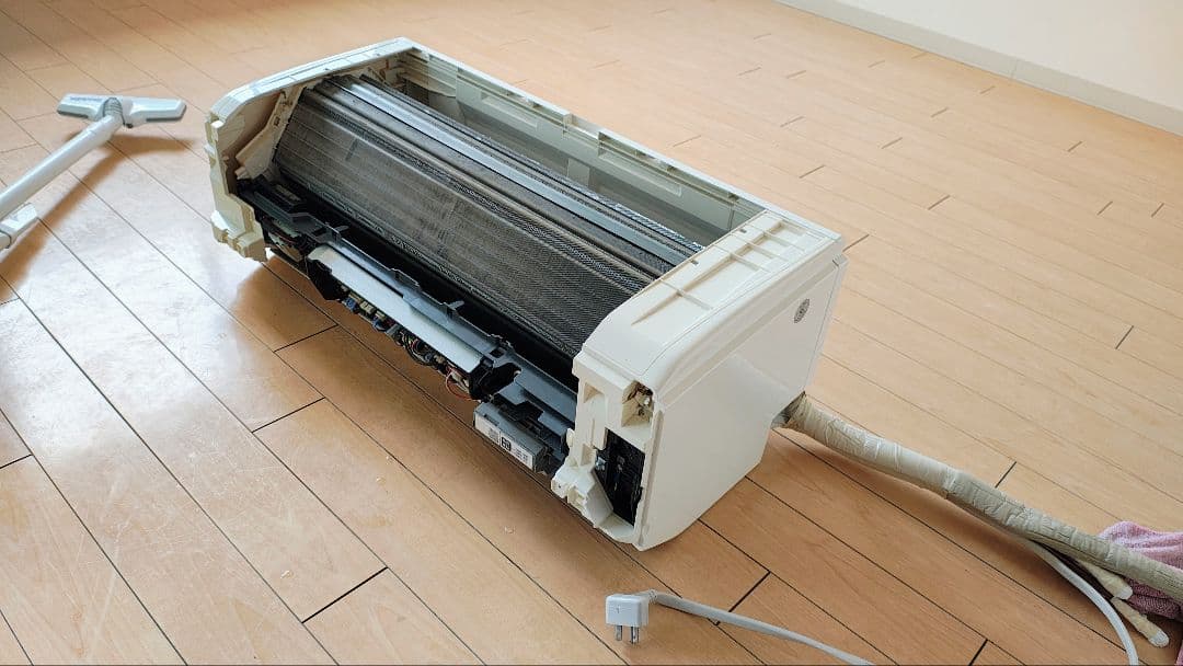 エアコン 本体と室外機セット 霧ヶ峰2017年製 クリーニング済 【送料別】