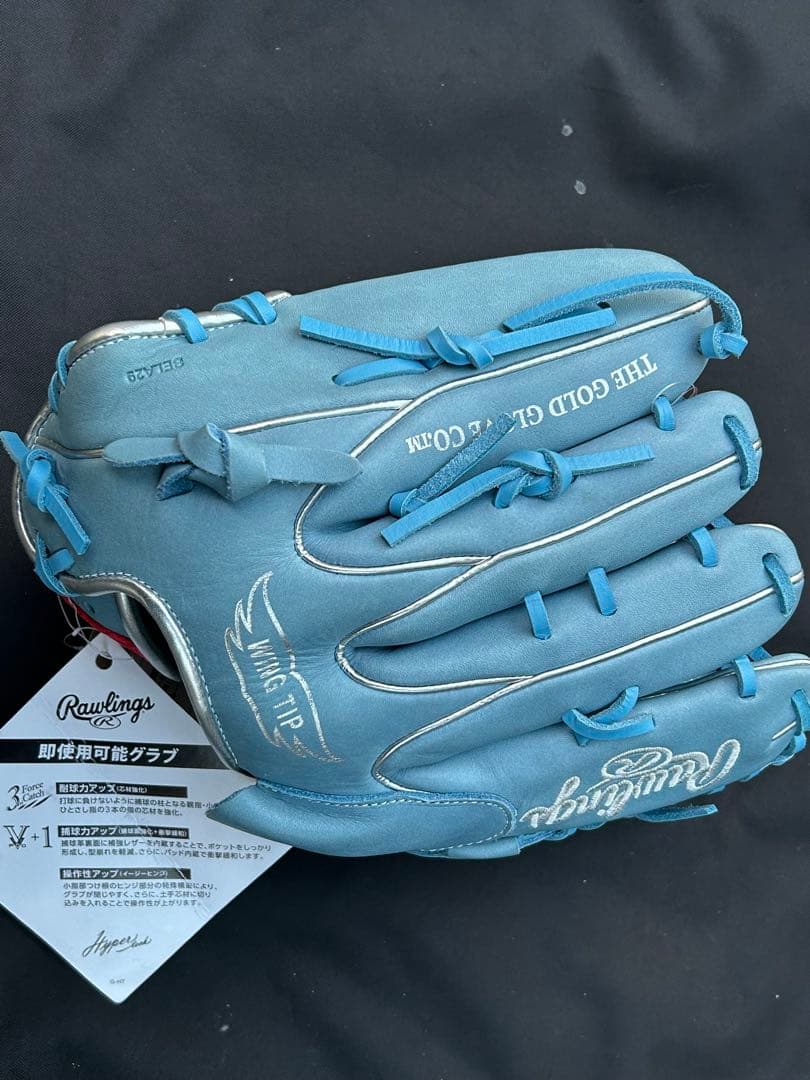 ピ*ゴ様 Rawlings WINTER 軟式グローブ ライトブルー