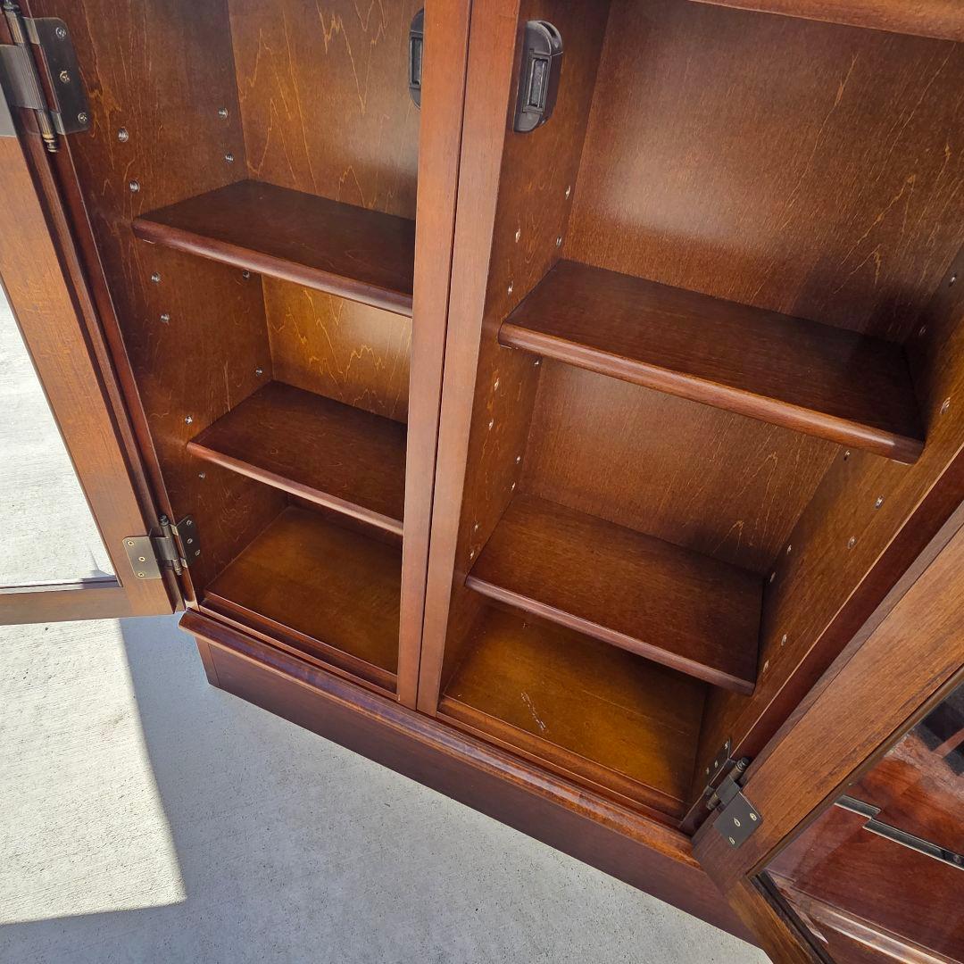 激レア カリモク コロニアル スライド式 本棚 サイドボード テレビ台