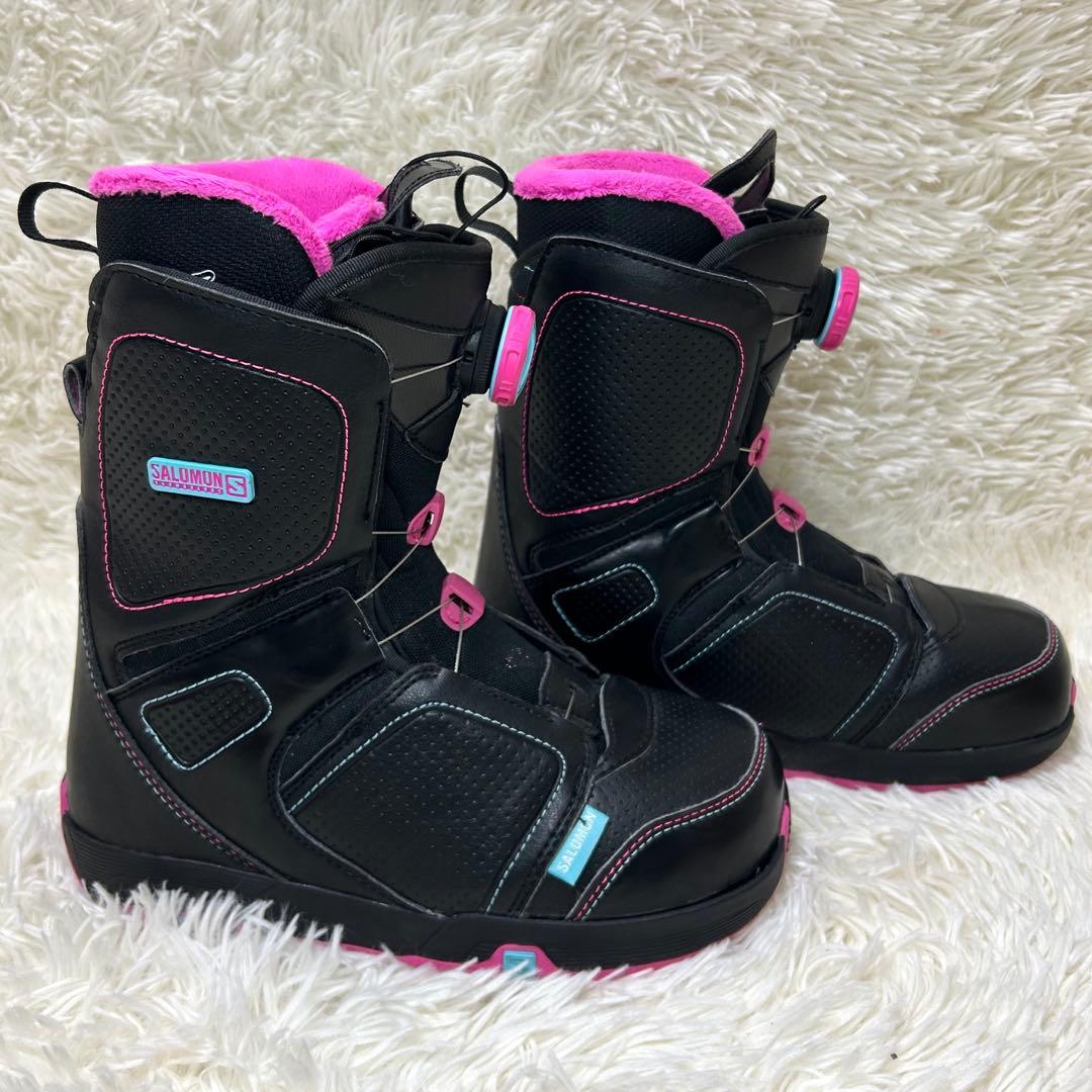 SALOMON MYRIAD BOA スノーボードブーツ 23.5 ブラック