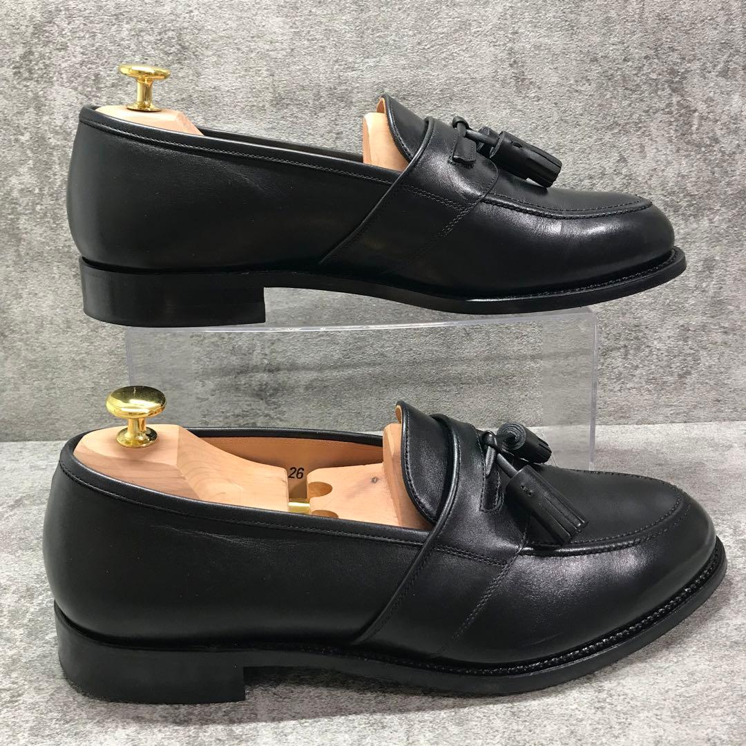 SCOTCH GRAIN タッセルローファー 【26】3511 本革　黒