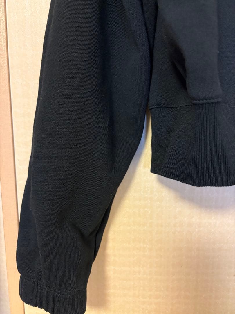   クロップドスウェットシャツ ブラック sサイズ