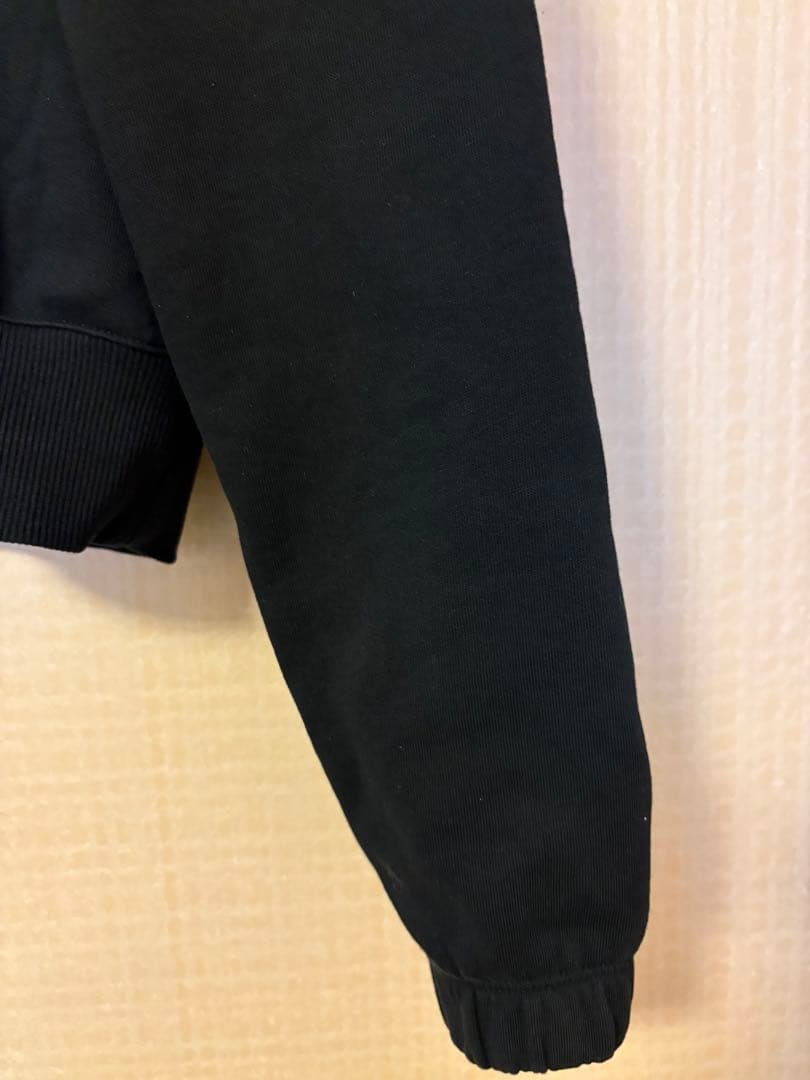   クロップドスウェットシャツ ブラック sサイズ