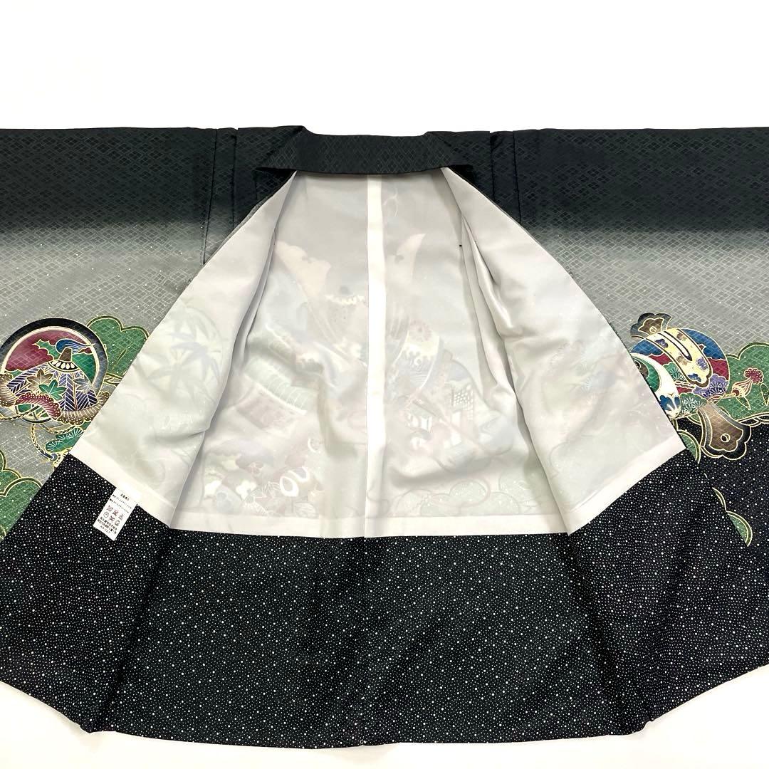 七五三 羽織セット 男の子 羽織 着物 長襦袢 半衿付き 5歳 No.125