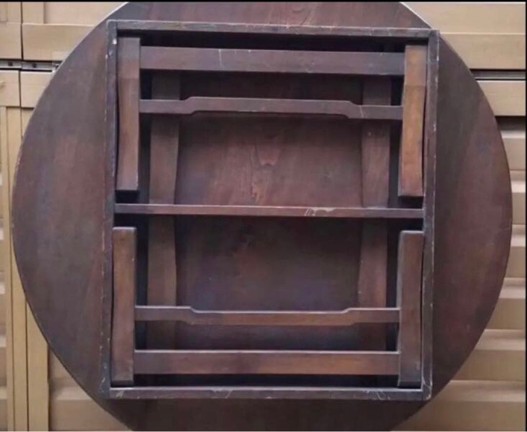 希少品　折りたたみ式ちゃぶ台　円卓