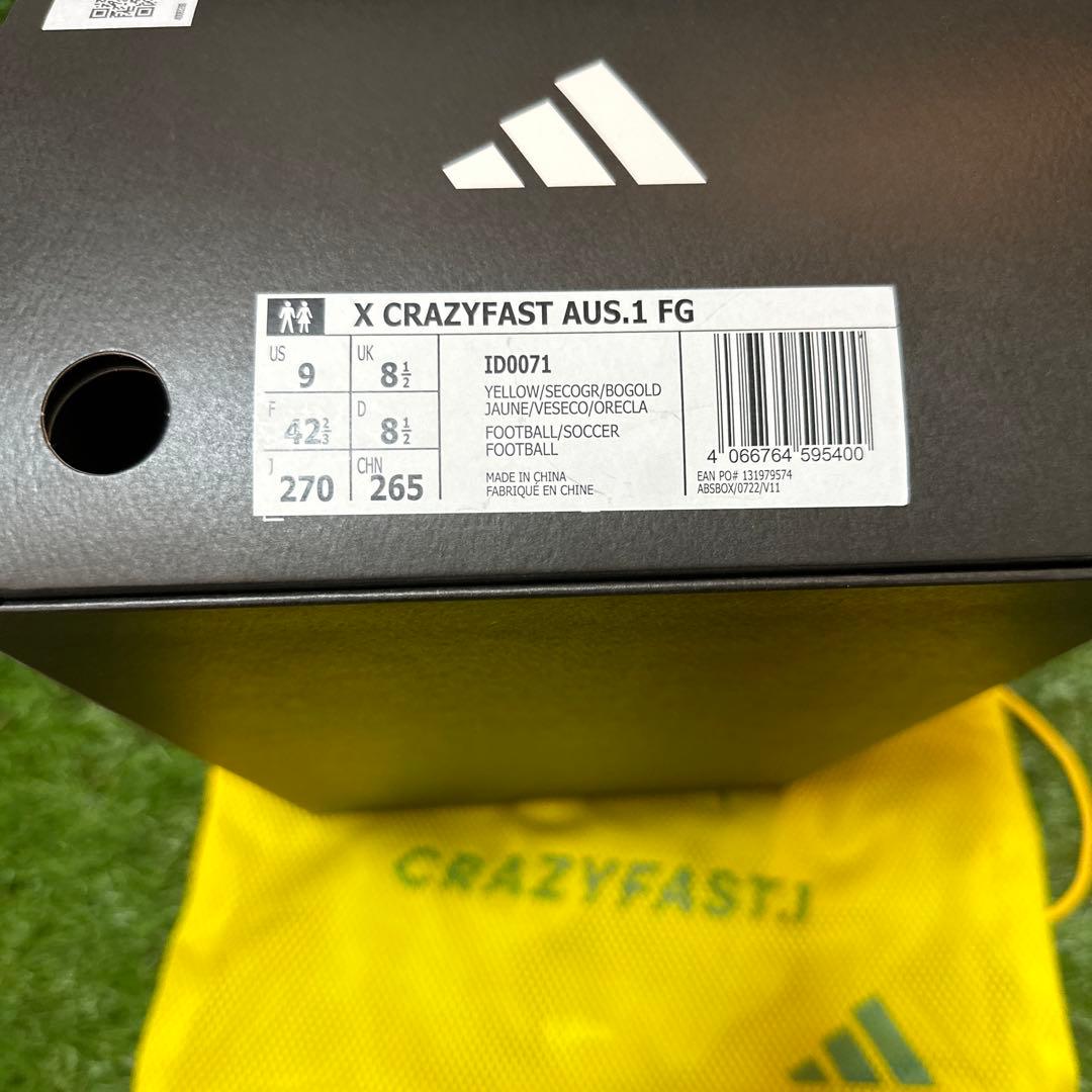 【豪州限定モデル】X CRAZYFAST AUS.1 FG 27cm 送料無料