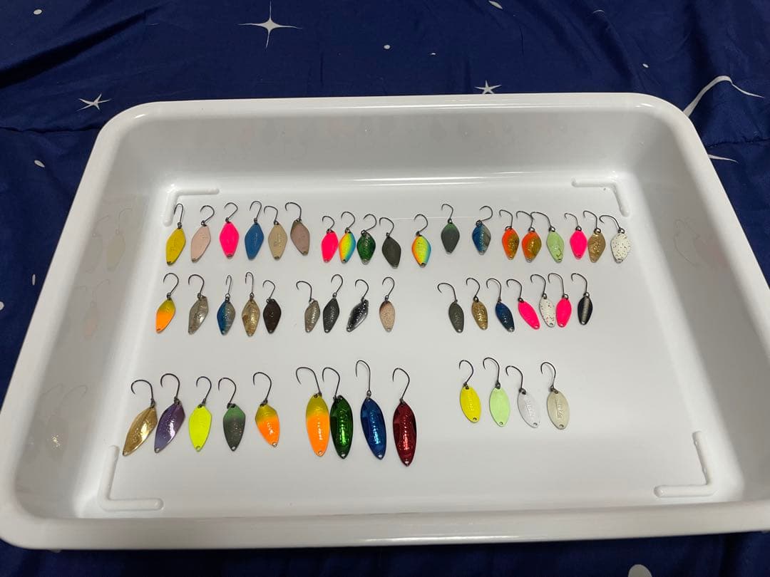 管釣用　ケースとルアーセット