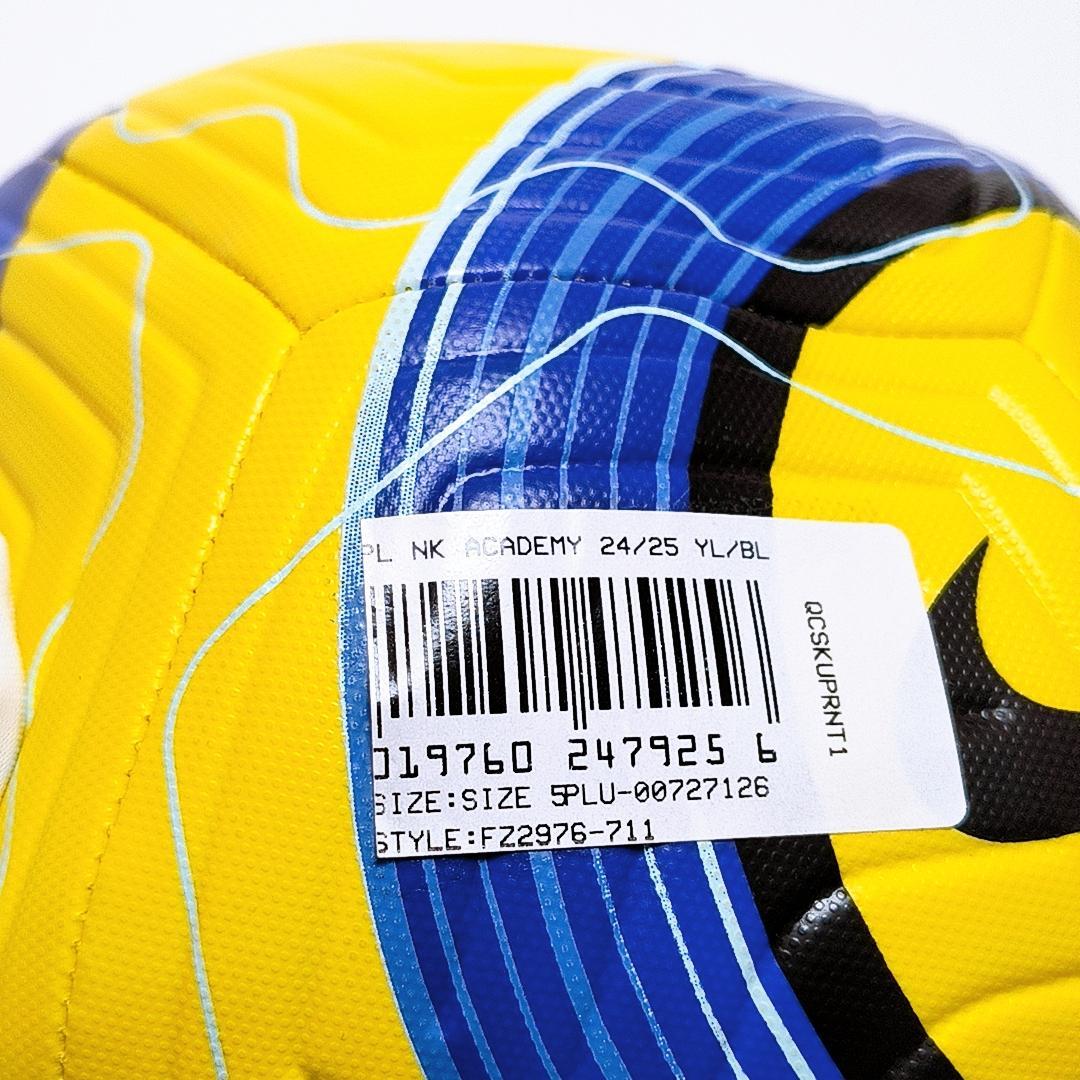 新品未使用◆サッカーボール ナイキ プレミアリーグ アカデミー イエロー ブルー