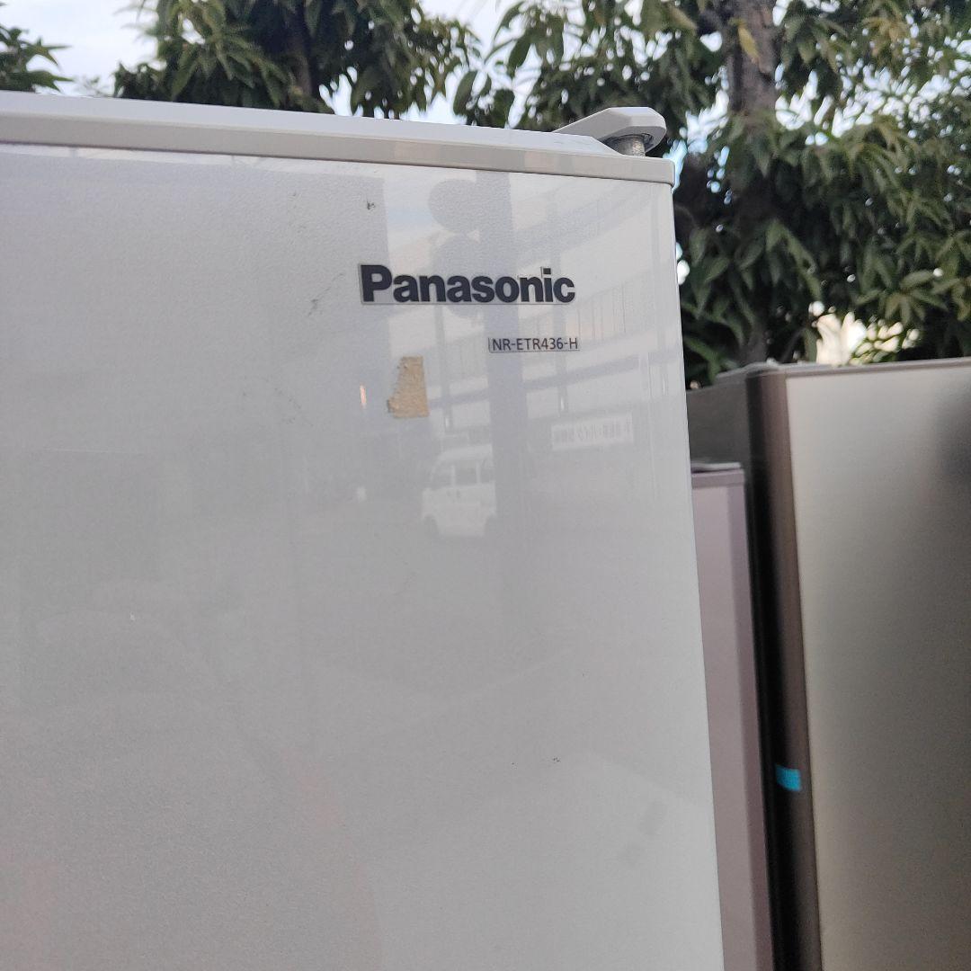 【美品】Panasonic 426L 冷蔵庫 NR-ETR436-H
