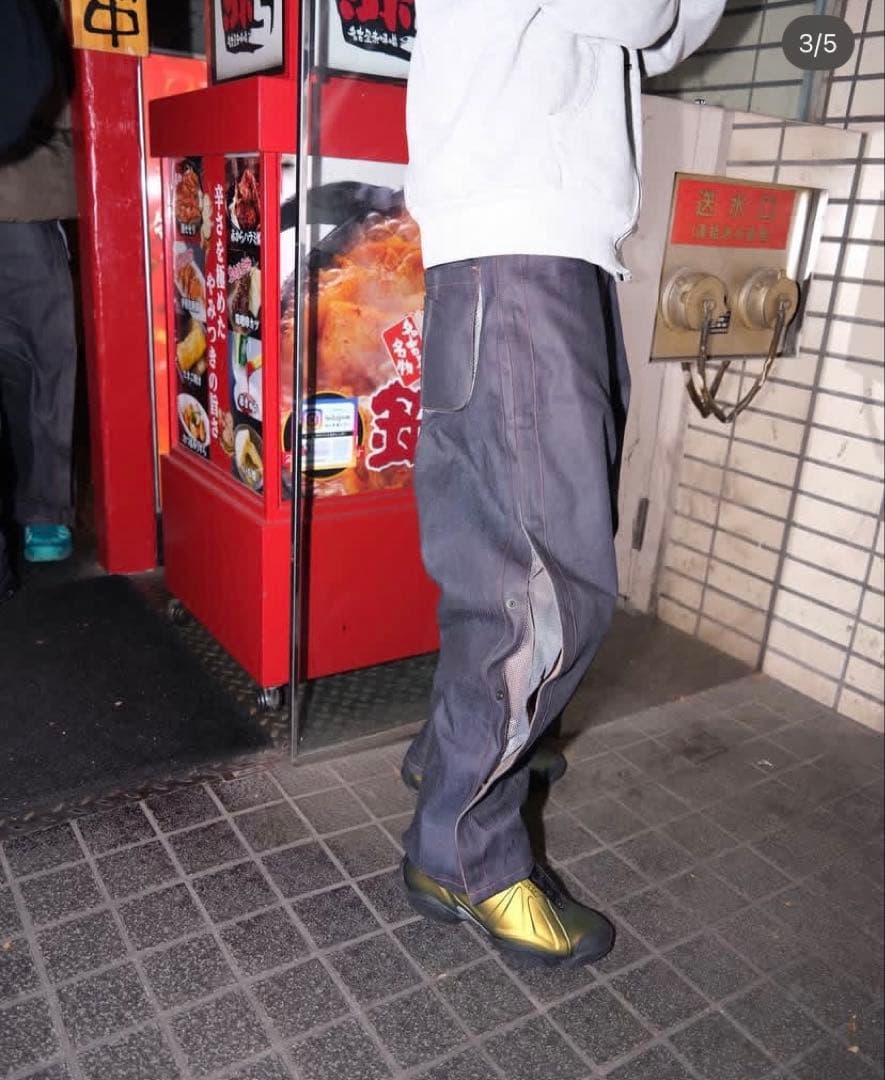 パンツ Blue room Laid.B Dusk Ventilation Denim