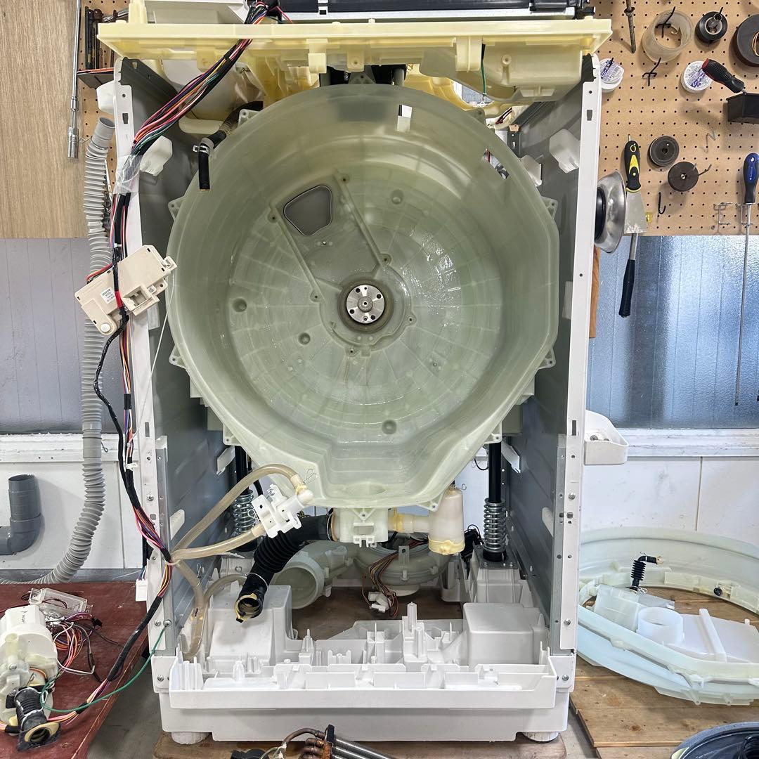 SHARP ES-P110-SRドラム式洗濯機　ヒートポンプ式　分解洗浄