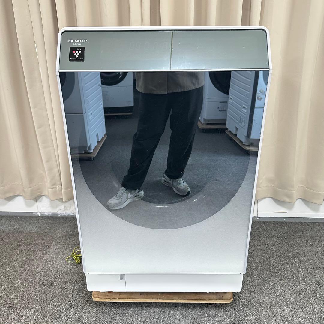 SHARP ES-P110-SRドラム式洗濯機　ヒートポンプ式　分解洗浄