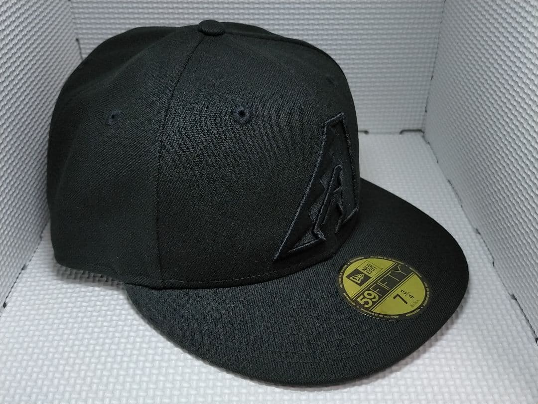 『7 3/4・黒色』ニューエラ 希少 激レアキャップ ダイヤモンドバックス