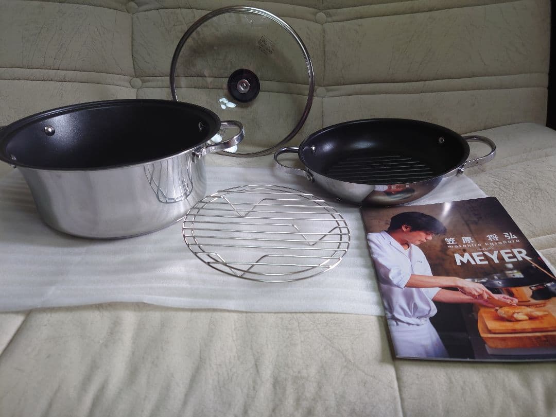 ◆最終価格◆ 【未使用品】 マイヤーオール インワン 　無加水鍋セット