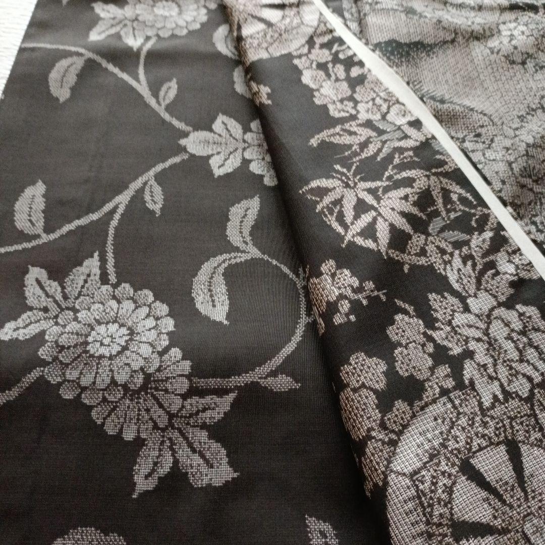 今月8日迄お値下げ中！逸品希少割り込み式本場大島紬正絹小紋袷