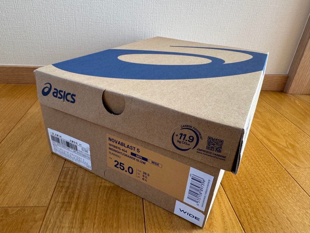 kokom asics NOVABLAST 5 25.0cm 新品