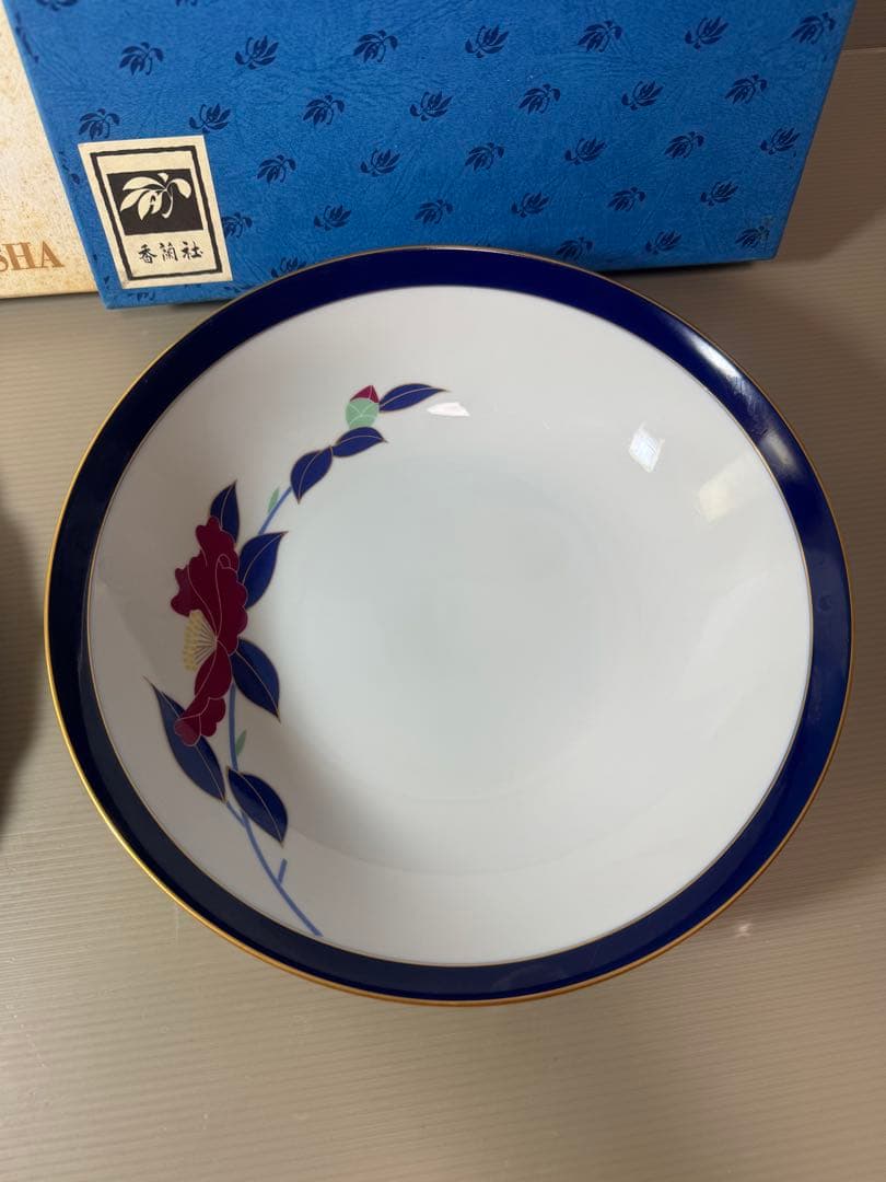 2850 香蘭社　皿1客　鉢1客　未使用