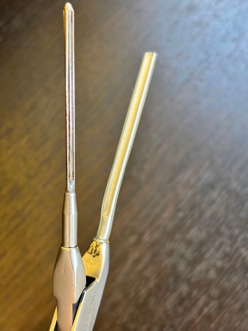 未使用品　シルバーアイロン 1.8ミリ超極細アイロン　廃盤品　 /レンツアイロン