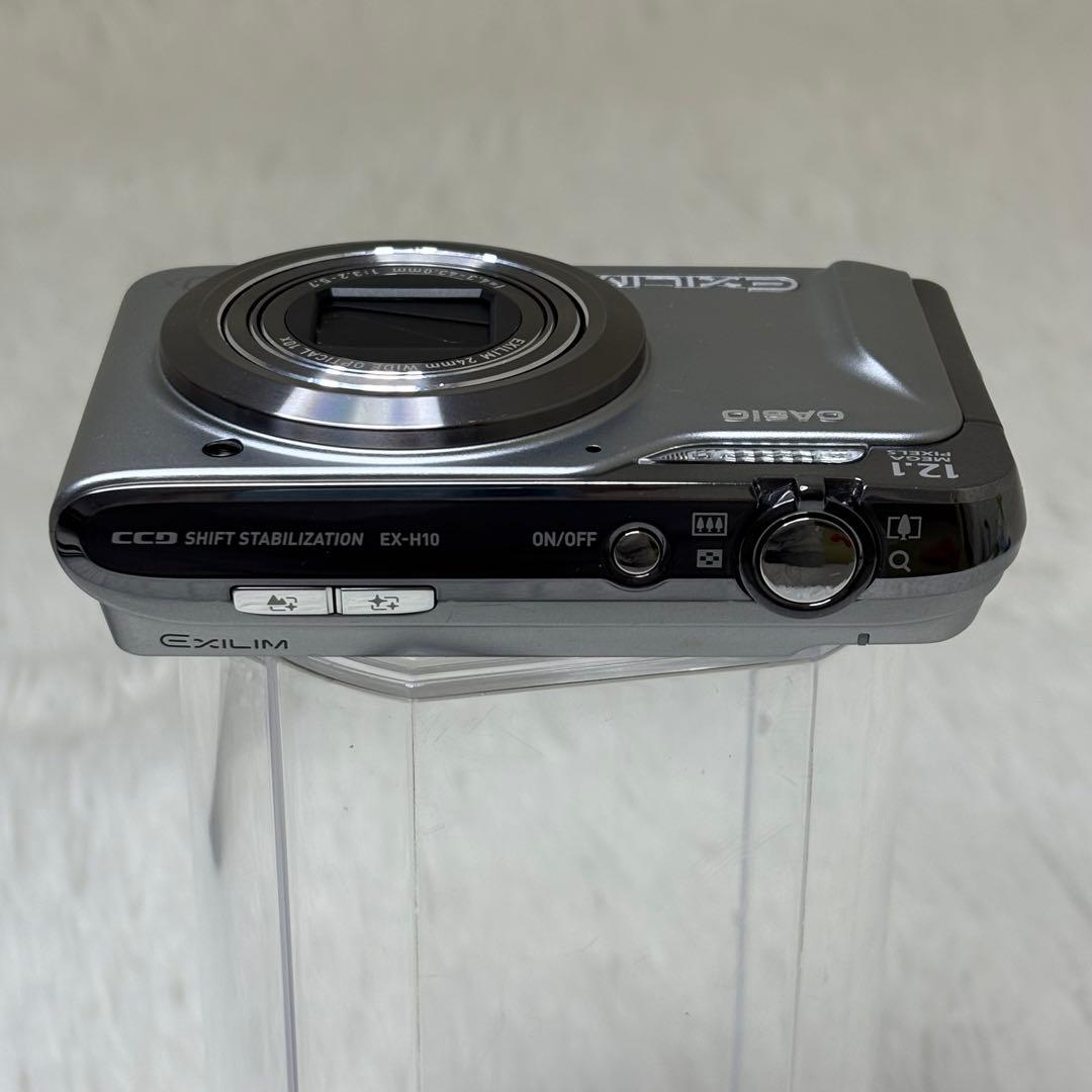 CASIO カメラ　エクシリム　EX-H10 シルバー コンデジ　動作品