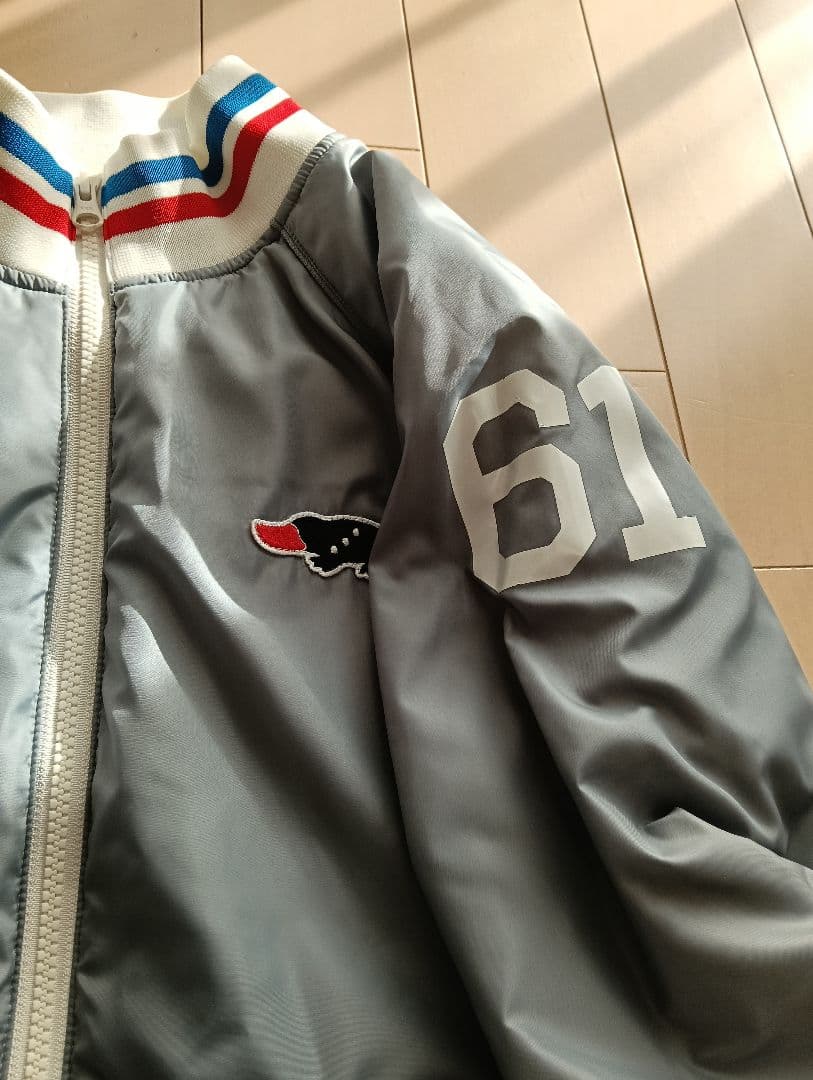 ラフ＆スウェル　ナイロンジャケット グレー DUCKBILLS