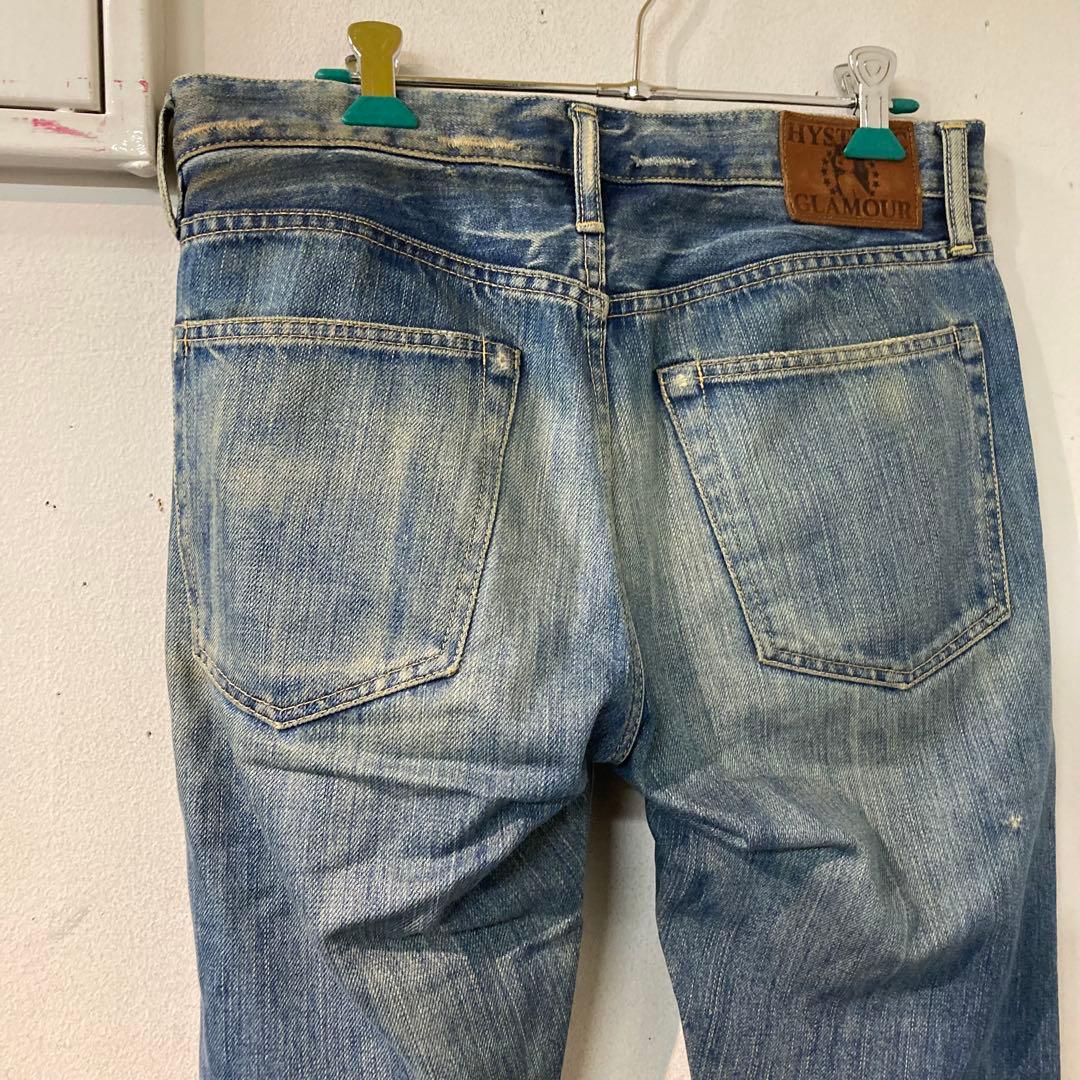 HYSTERIC GLAMOUR デニムパンツ y2k ダメージ加工　D29