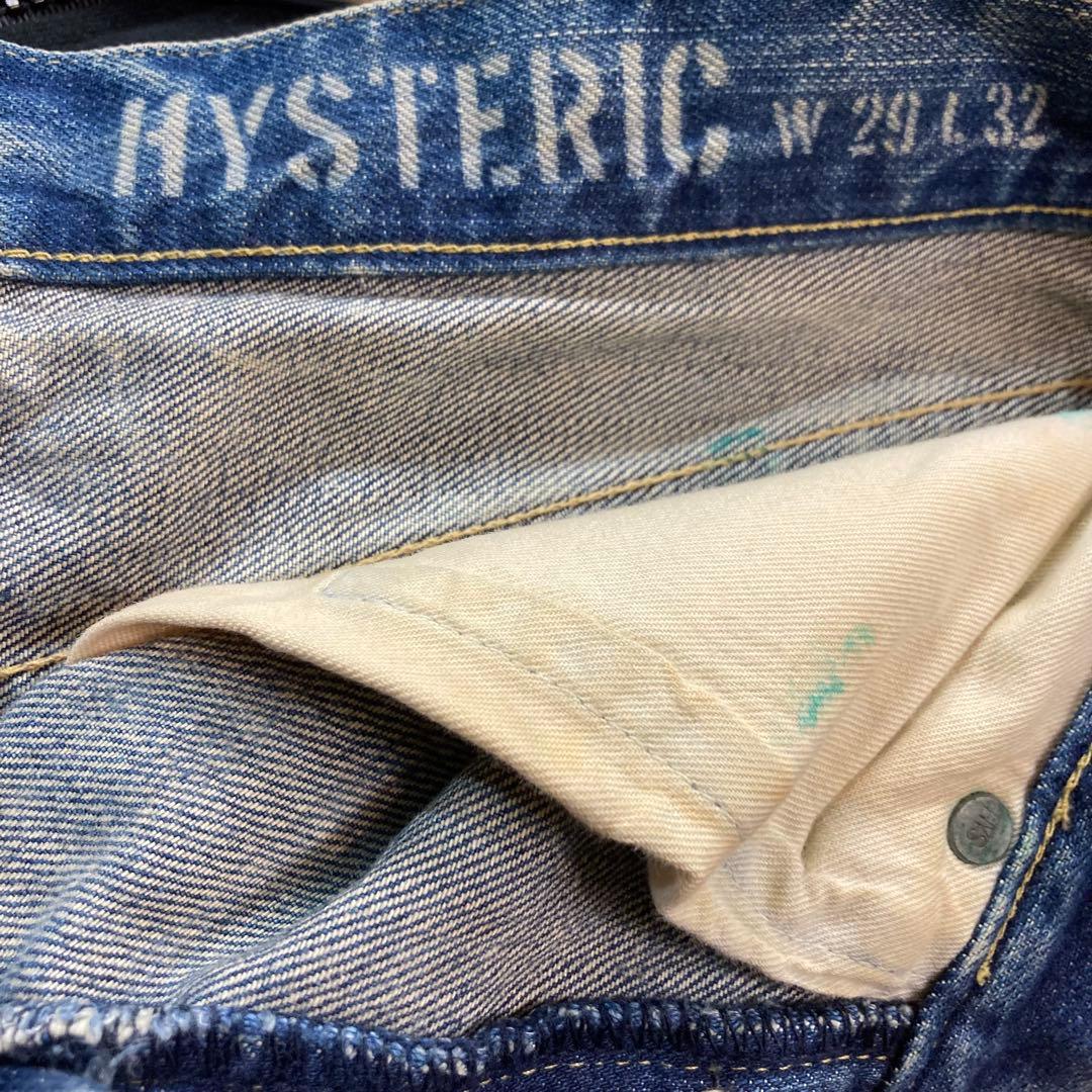 HYSTERIC GLAMOUR デニムパンツ y2k ダメージ加工　D29