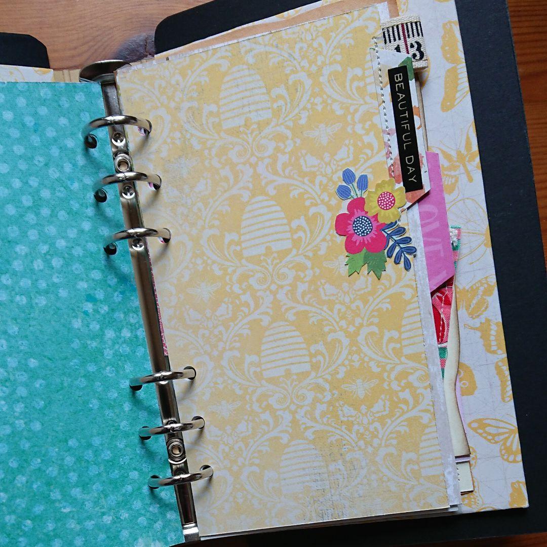 @Amimi♪ジャンクジャーナル風☆Bee&butterfly