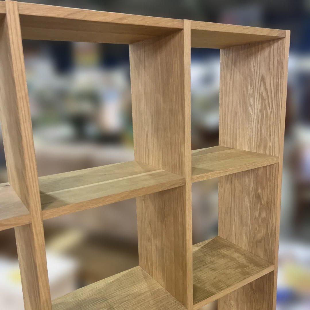 【無印良品】スタッキングシェルフ◆15マスラック◇オーク材