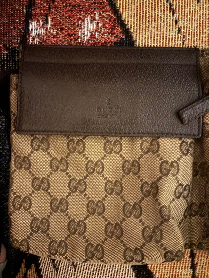 GUCCI グッチ ウエストポーチ ボディバッグ GGキャンバス